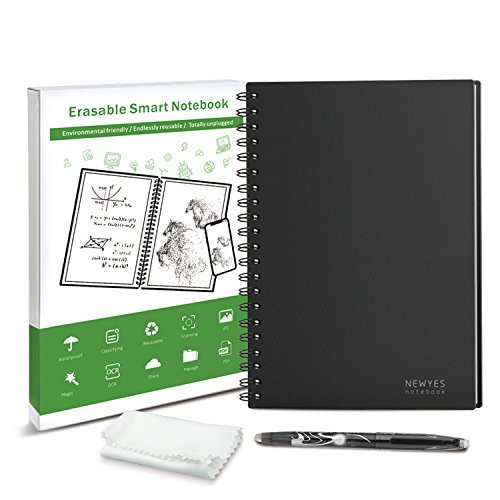 Resuable Everlast Smart Notebook Heat Wet Erase Wirebound Notebook Cloud Storage with Erasable Pen B5 Size 60 pages