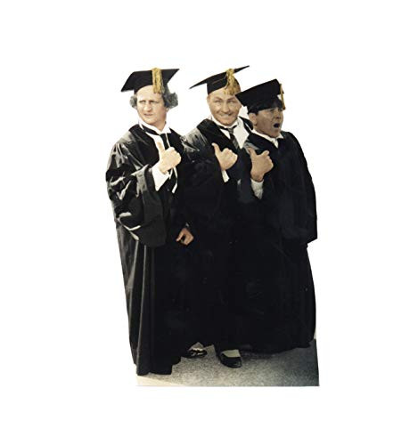 Advanced Graphics The Three Stooges Graduates Life Size Cardboard Cutout Standup