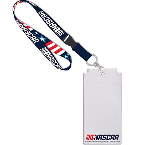 WinCraft NASCAR NASCAR NASCAR NASCAR LogoPatriotic Credential Holder wLanyard Multi na WinCraft NASCAR NASCAR NASCAR NASCAR LogoPatriotic Credential Holder wLanyard Multi na