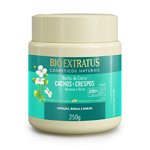Bio Extratus - Linha Cachos e Crespos - Banho de Creme 250 Gr - Bio Extratus - Waves  and  Curls Collection - Cream Bath Net 8.81 Oz