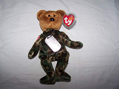 Ty Beanie Babies Hero - USA Bear Flag on Shoulder