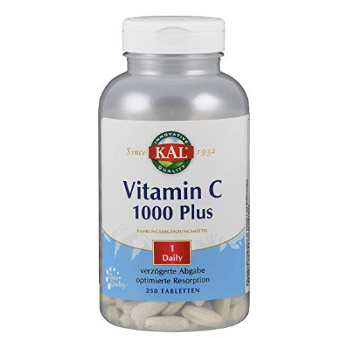 KAL C-1000 Buffered Sustained Release Tablets 1000 mg 250 Count KAL C-1000 Buffered Sustained Release Tablets 1000 mg 250 Count