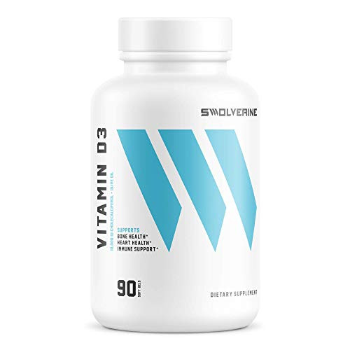 Vitamin D3  10000 IU Encapsulated in Olive Oil for Optimal Absorption 90 Soft Gels