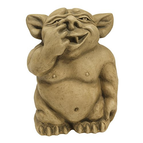 Design Toscano OS68499 The Picc-a-Dilly Nose Gargoyle Statue SIze Mediumgothic stone