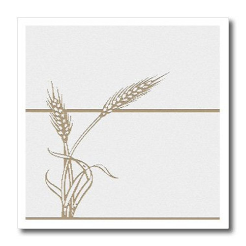 3dRose LLC Wheat 10 by 10-Inch Iron on Heat Transfer for White Material 3dRose LLC Wheat 10 by 10-Inch Iron on Heat Transfer for White Material