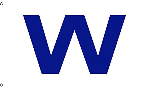 3x5 Flag Big Blue W for Win Banner Chicago Sports 3X5