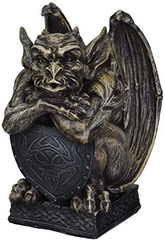 Design Toscano CL3007 Medieval Marauder Gargoyle Statue Gray Stone