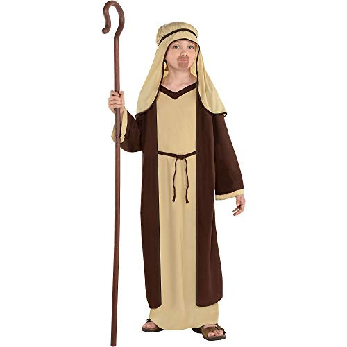 Amscan Brown Saint Joseph Costume for Boys Bible Costumes for Kids Large with Included Accessories