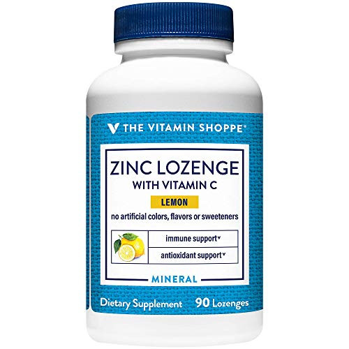 Zinc Lozenge with Vitamin C Immune Support Lemon 90 Lozenges Zinc Lozenge with Vitamin C Immune Support Lemon 90 Lozenges