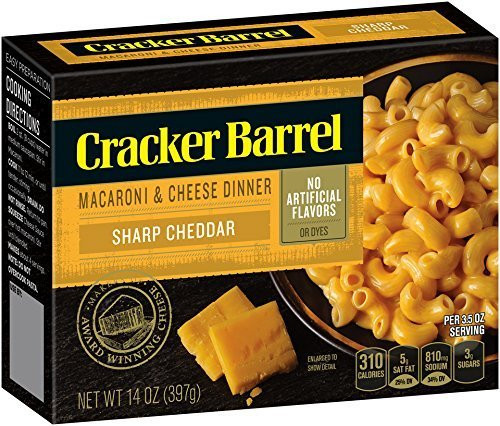 Cracker Barrel Macaroni and Cheese Sharp Cheddar PACK OF 3