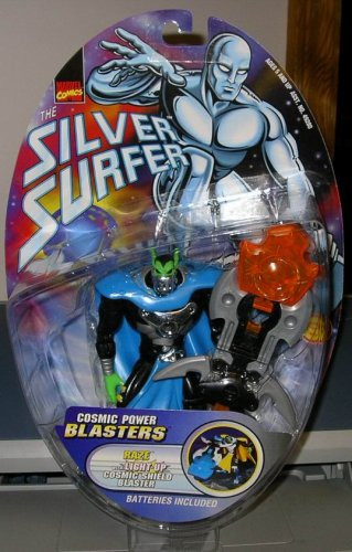 MARVEL LEGEND SILVER SURFER RAZE wLIGHT UP COSMIC SHIELD BLASTER MOC by Marvel