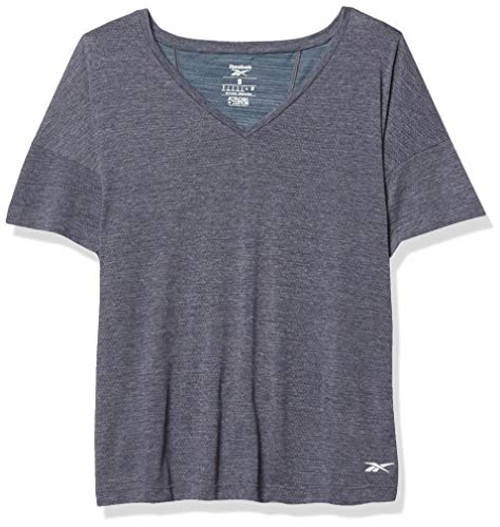 Reebok Training Supply Activechill Cotton V-Neck T-Shirt Vector Navy L