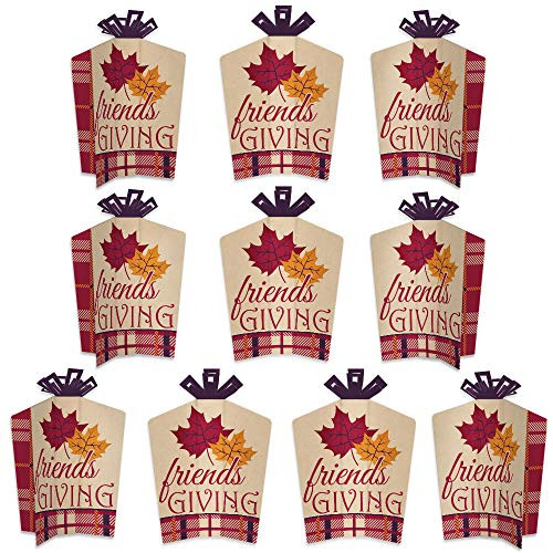 Big Dot of Happiness Friends Thanksgiving Feast - Table Decorations - Friendsgiving Party Fold and Flare Centerpieces - 10 Count Big Dot of Happiness Friends Thanksgiving Feast - Table Decorations - Friendsgiving Party Fold and Flare Centerpieces - 10 Count