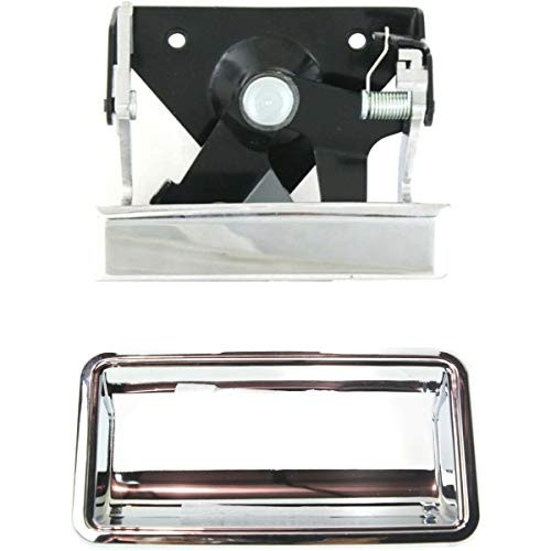New Replacement for OE All Chrome Tailgate Tail Gate Handle  and  Bezel Set fits Chevy CK Pickup Truck