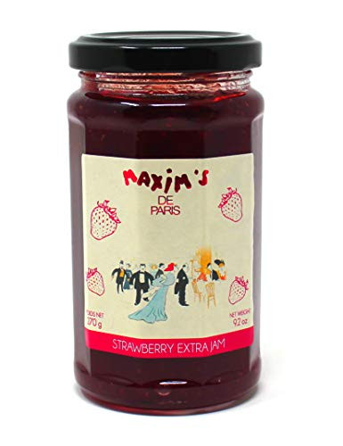 Maxims De Paris Strawberry Fraise Extra Jam Confit 9.2 oz