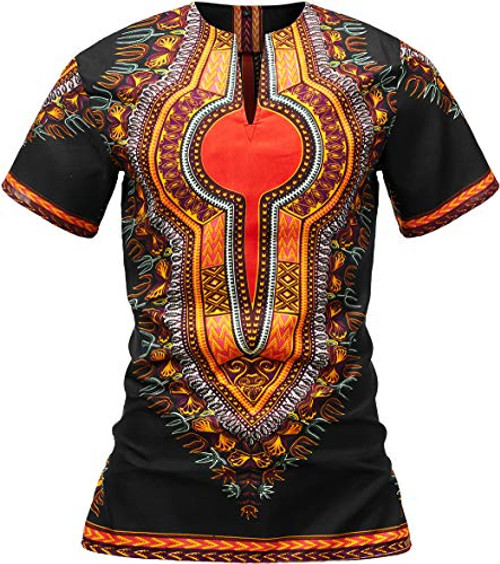 HongyuAmy Mens African Print Shirt Dashiki Traditional T-Shirts Dashiki Clothing XXX-Large Color E HongyuAmy Mens African Print Shirt Dashiki Traditional T-Shirts Dashiki Clothing XXX-Large Color E