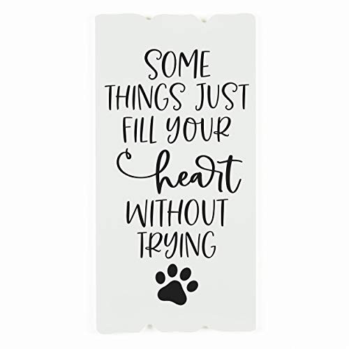 P. Graham Dunn Fill Your Heart Classic White 11.5 x 5.75 Pine Wood Pallet Décor Wall Sign