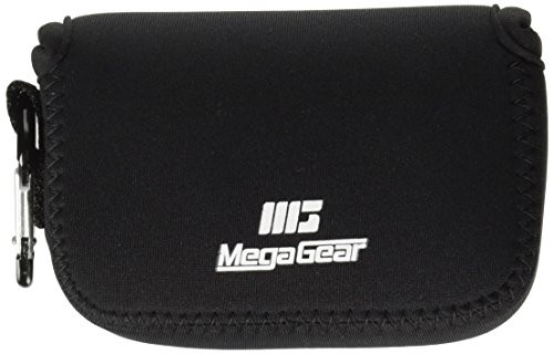 Megagear Canon PowerShot SX620 HS Ultra Light Neoprene Camera Case, with Carabiner - Black - MG814