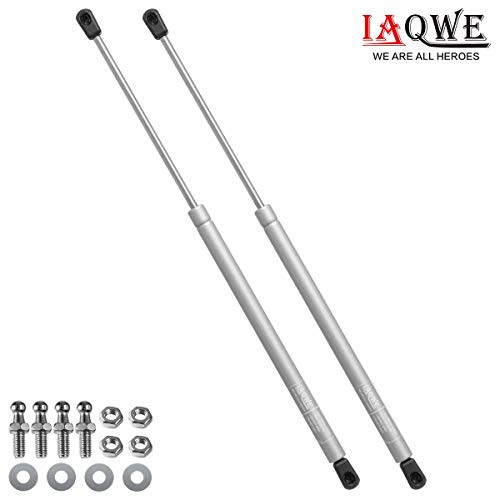 15Inch Lift Support Gas Spring 445N100Lbs Struts Lid Stay for Window RV Bed Camper Shell Tonneau Cover Floor Hatch Set of 2 by IAQWE Sliver