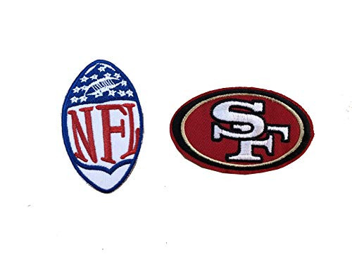 Football Sports 49ers Fans Embroidered Patch Iron on Logo Vest Jacket Cap Hoodie Backpack Patch Iron Onsew on Patch Team