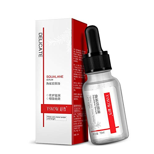 Beauty host Squalane Serum Squalane Oil Moisturizer with Pure Squalane  and  Vitamin C for Face Body Skin Anti-Aging Moisturing  and  Repairing Tender Skin 0.5 fl oz 15ml