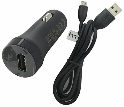 Rapid Car Charger for Plantronics Voyager 6200 UC Sand PN 208749-01 Kit with Micro USB Cable 10W2.1A