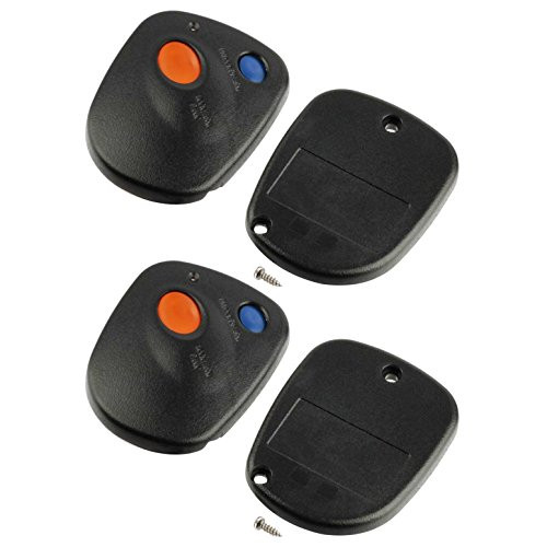 Key Fob Keyless Entry Remote Shell Case & Pad fits Subaru 2003-2006 Baja/2001-2004 Forester/2000-2004 Impreza/1999-2004 Legacy/2000-2004 Outback, Set of 2