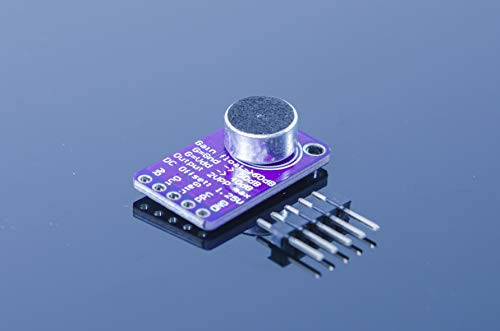 ACROBOTIC MAX9814 Electret Microphone Amplifier wAdjustable Gain Breakout Board for Arduino Raspberry Pi ESP8266 Mic Module