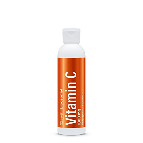 Liposomal Liquid Vitamin C Non-GMO - Ascorbic Acid Antioxidants Supplement Immunity Booster with Sunflower Lecithin for Collagen Support Skin Health Brain Function Anti Aging Vegan 1000mg Liposomal Liquid Vitamin C Non-GMO - Ascorbic Acid Antioxidants Supplement Immunity Booster with Sunflower Lecithin for Collagen Support Skin Health Brain Function Anti Aging Vegan 1000mg