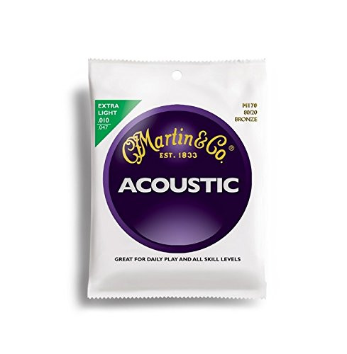 C.F. Martin & Co. M170 80/20 Bronze Acoustic Guitar Strings - Extra Light