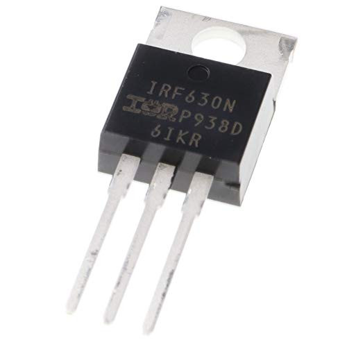 MiZOELEC 10pcs IRF630 IRF630N IRF630NPBF Mosfet 200V 9.3A N-Channel TO-220 Power MOSFET Transistor