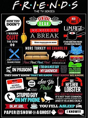 F.R.I.E.N.D.S Moments 12 x 16 inch poster Bhurma Collection