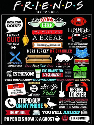 F.R.I.E.N.D.S Moments Poster12 x 14 inch poster sscreation