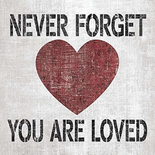Posterazzi You Are Loved Sq Poster Print by N Harbick 12 x 12
