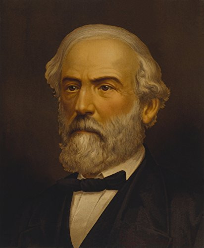 Posterazzi Vintage Civil War painting of General Robert E. Lee. Poster Print 12 x 15