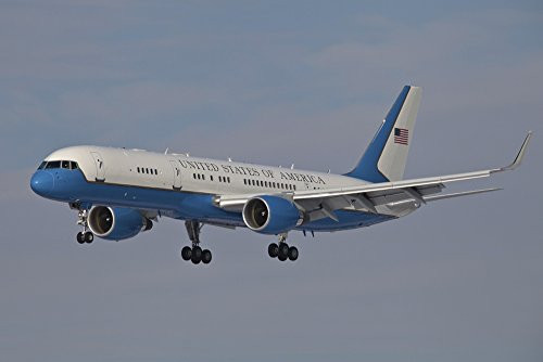 Posterazzi A Boeing 89th Airlift Wing in flight over Germany. The C-32A usually ferries VIPs like the First Lady and President of the United States Poster Print 17 x 11