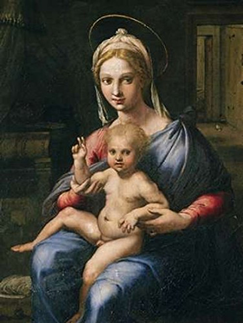 Vergine e Bambino Poster Print by Giulio Romano 11 x 14 Vergine e Bambino Poster Print by Giulio Romano 11 x 14