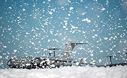 Posterazzi Poster Print Collection a C-17 Globemaster III on the Flight Line As Fire Retardant Foam Is Released Stocktrek Images 17 x 11 Multicolored
