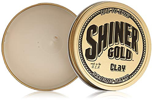 Shiner Gold Maximum Matte Clay Pomade, 4oz.