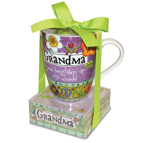 Divinity Boutique 23776 Ceramic Mug and Memo Pad Grandma, Multicolor