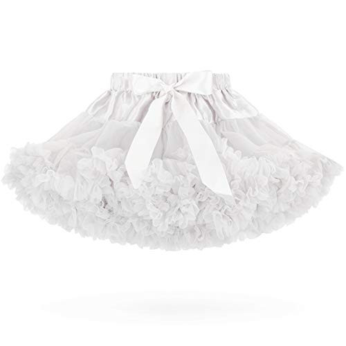 irls Tutu Skirt Pettiskirt Fluffy Princess Tulle Skirt Dance Dress White Waist Size 15.7inch to Maximum 25.6inch-27.5inch irls Tutu Skirt Pettiskirt Fluffy Princess Tulle Skirt Dance Dress White Waist Size 15.7inch to Maximum 25.6inch-27.5inch