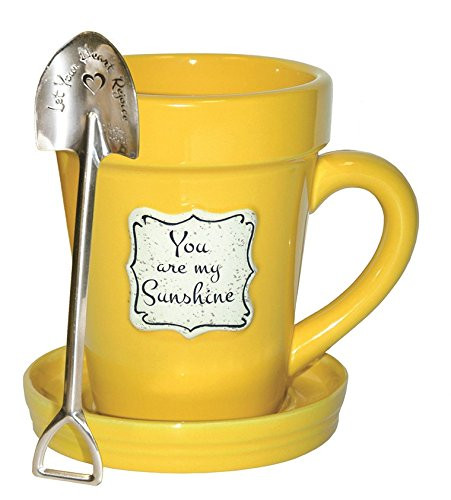 Divinity Boutique 24659 Flower Pot Yellow Sunshine, Multicolor