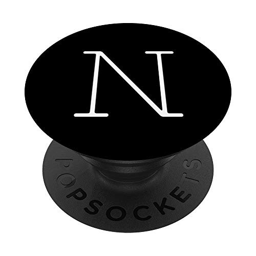 N Initial Name Monogram White Capital Letter PopSockets Grip and Stand for Phones and Tablets N Initial Name Monogram White Capital Letter PopSockets Grip and Stand for Phones and Tablets