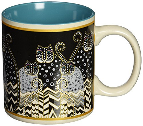 Laurel Burch Artistic Mug Collection, Polka Dot Gatos