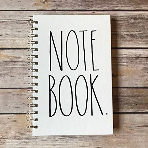 Rae Dunn Spiral Notebook (Journal Diary Office School Notes)