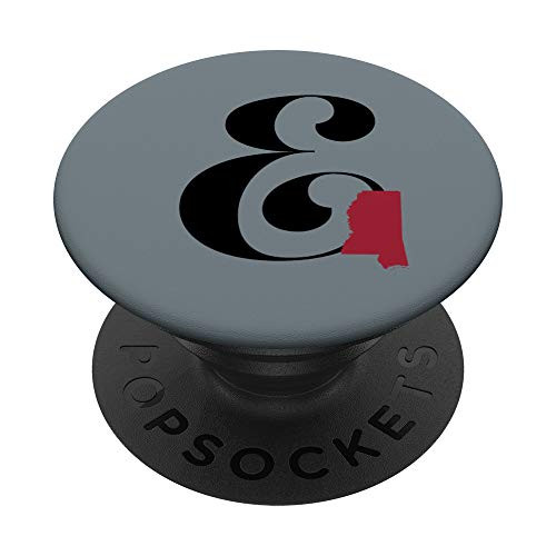 Letter E Initial Monogram with Alabama PopSockets PopGrip Swappable Grip for Phones  and  Tablets