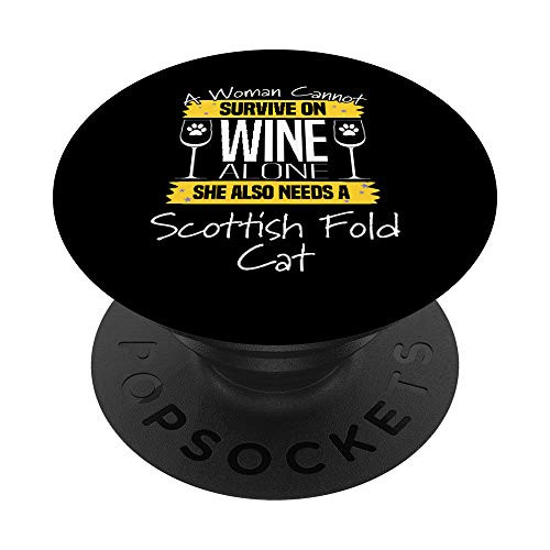 Scottish Fold Cat Mom Cat Lover Gift Funny Saying Quote PopSockets Grip and Stand for Phones and Tablets Scottish Fold Cat Mom Cat Lover Gift Funny Saying Quote PopSockets Grip and Stand for Phones and Tablets
