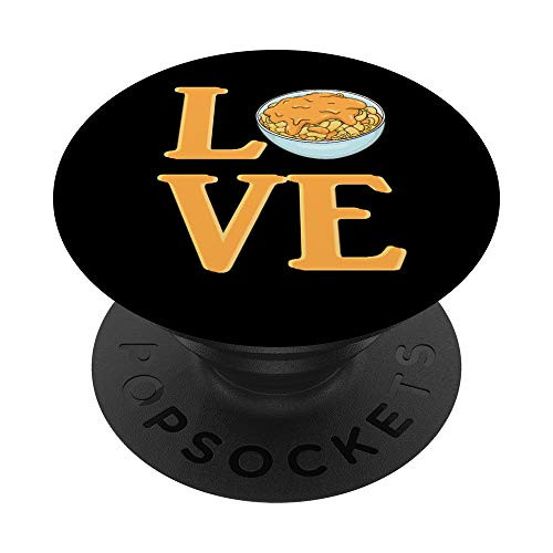 Love Mac N Cheese - Macaroni and Cheese Lover Quote - Humor PopSockets PopGrip Swappable Grip for Phones  and  Tablets