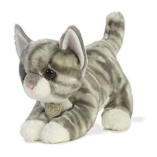 Aurora World Flopsie Plush Cat, 12" (Tabby Kitten)