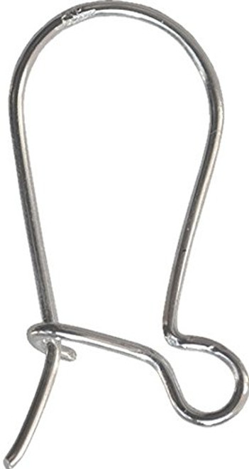 BEEZZY BEEDZ .925 Sterling Silver Kidney Earwires Ear Wire for jewelry making (5 pairs) (18x10x0.7mm) BEEZZY BEEDZ .925 Sterling Silver Kidney Earwires Ear Wire for jewelry making (5 pairs) (18x10x0.7mm)